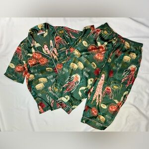 Their Nibs Green Jellyfish Sleep Set- Women’s Medium